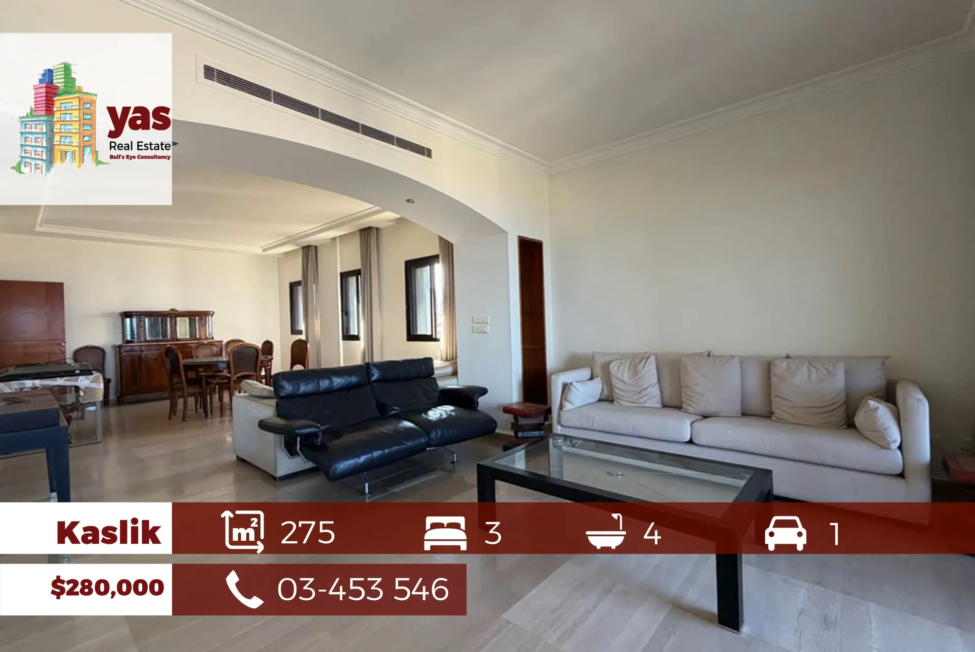 Apartment for Sale in Kaslik