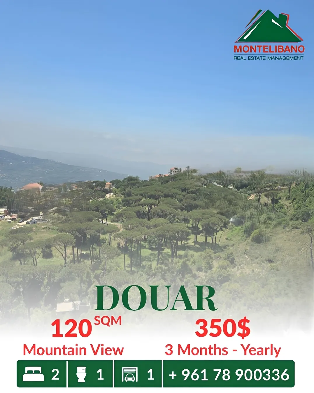 Apartment for rent in Douar