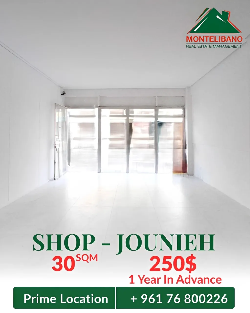 Shop for rent in Jounieh