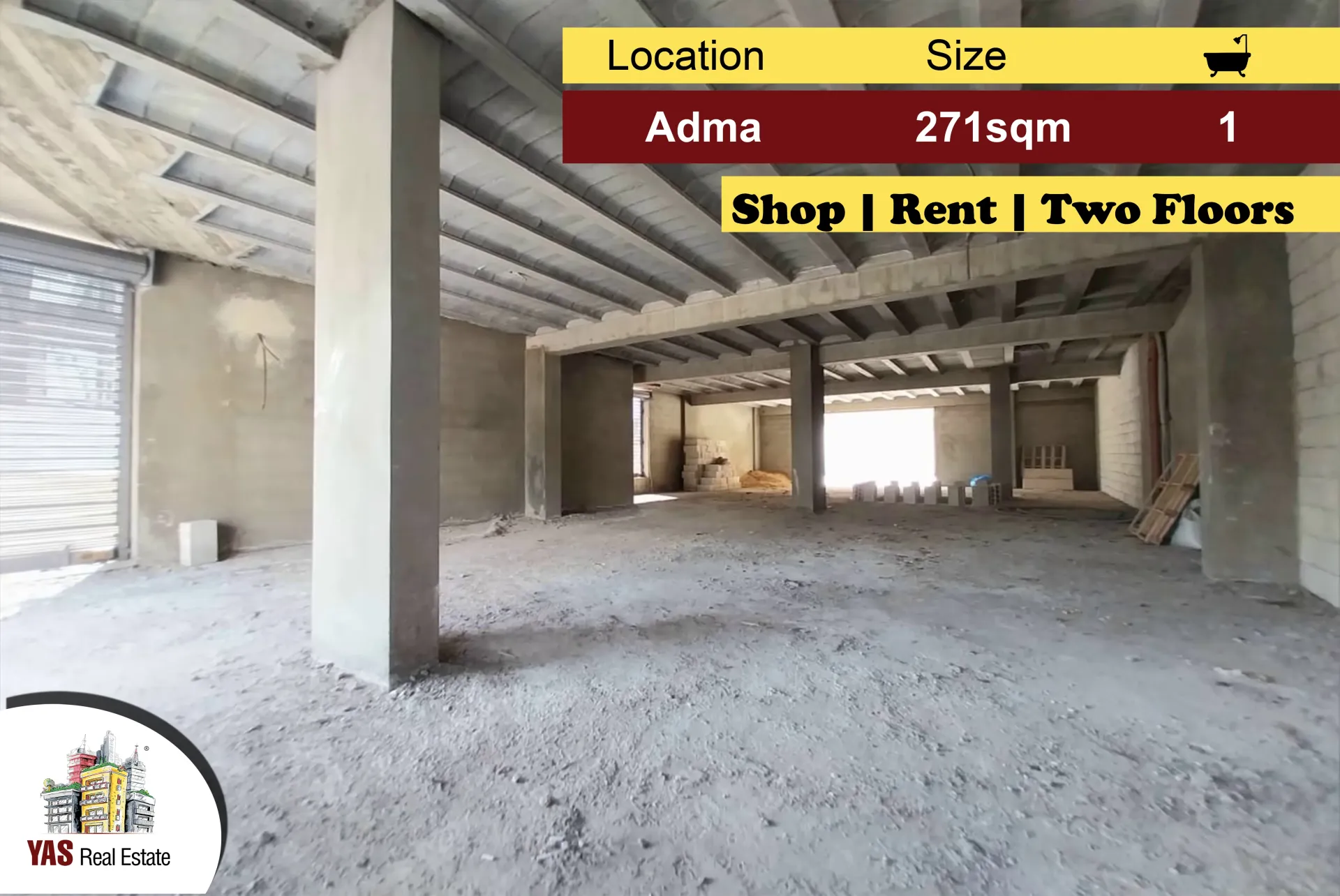 Shop for rent in Adma