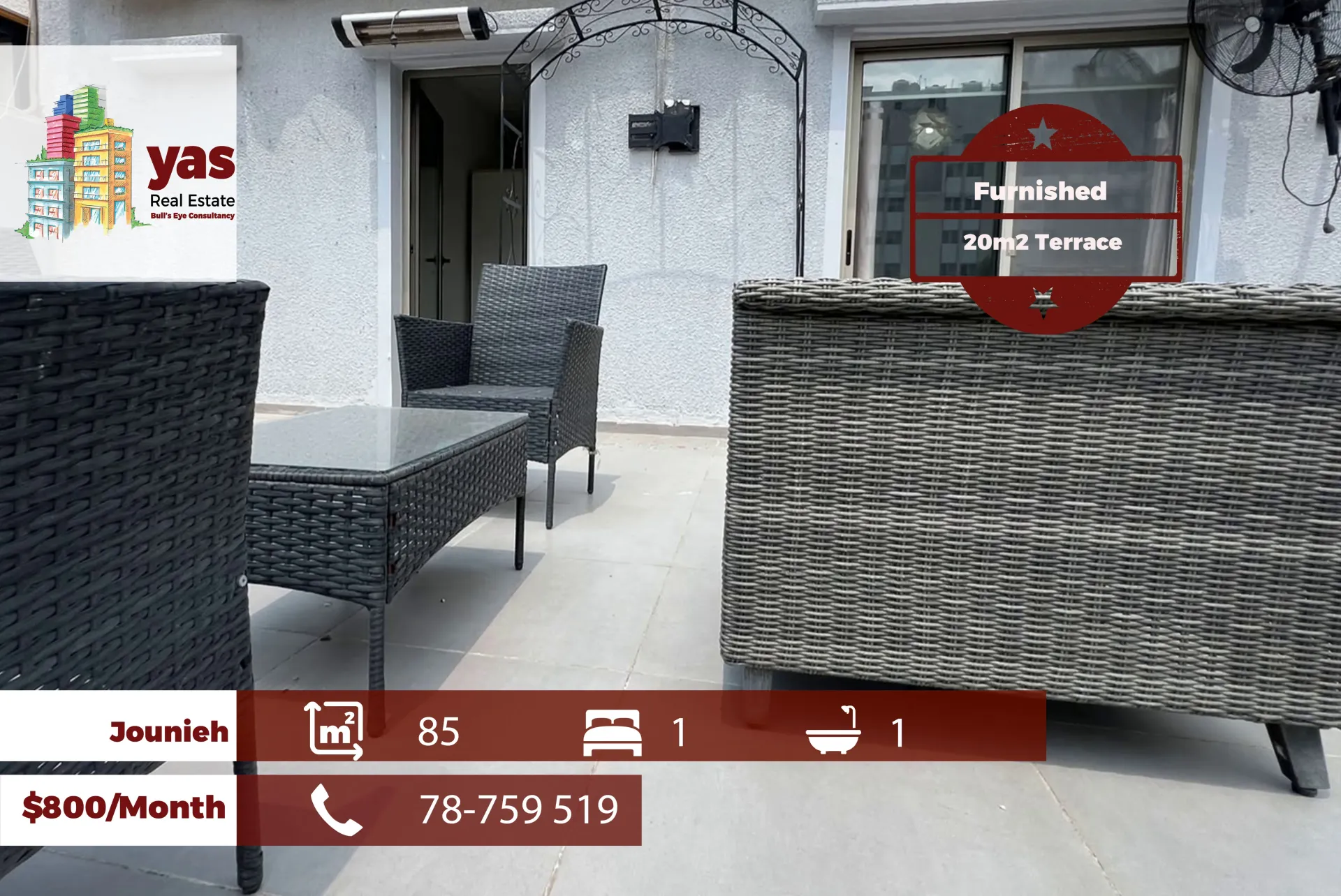 Apartment for Rent in Zouk Mosbeh