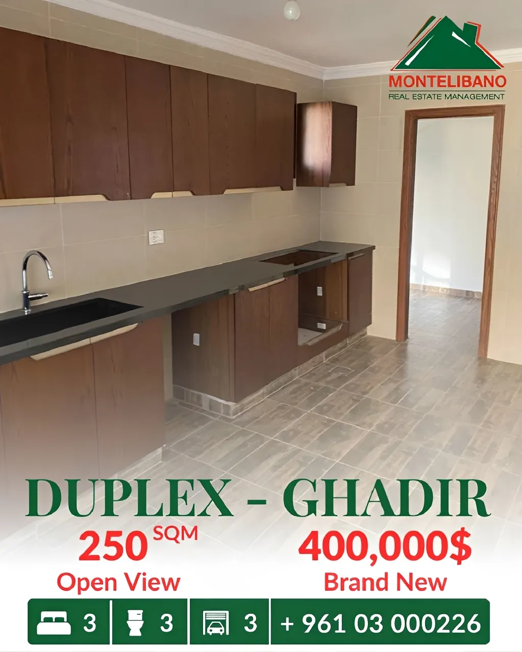 Duplex for sale in Ghadir, Lebanon