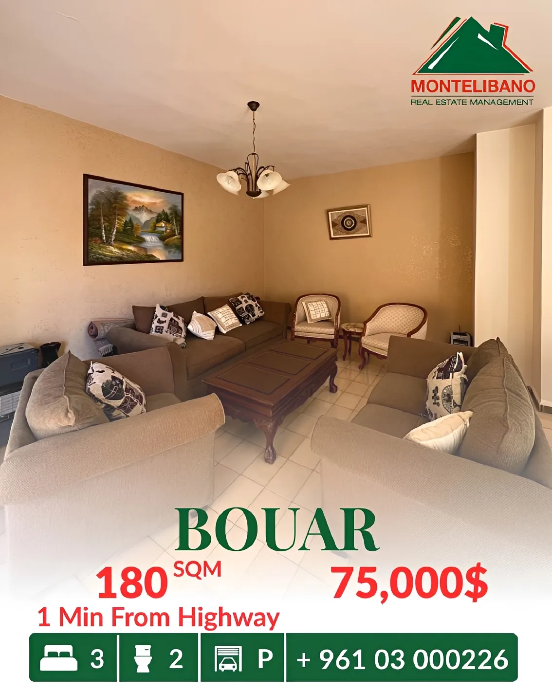 Apartment for sale in Bouar