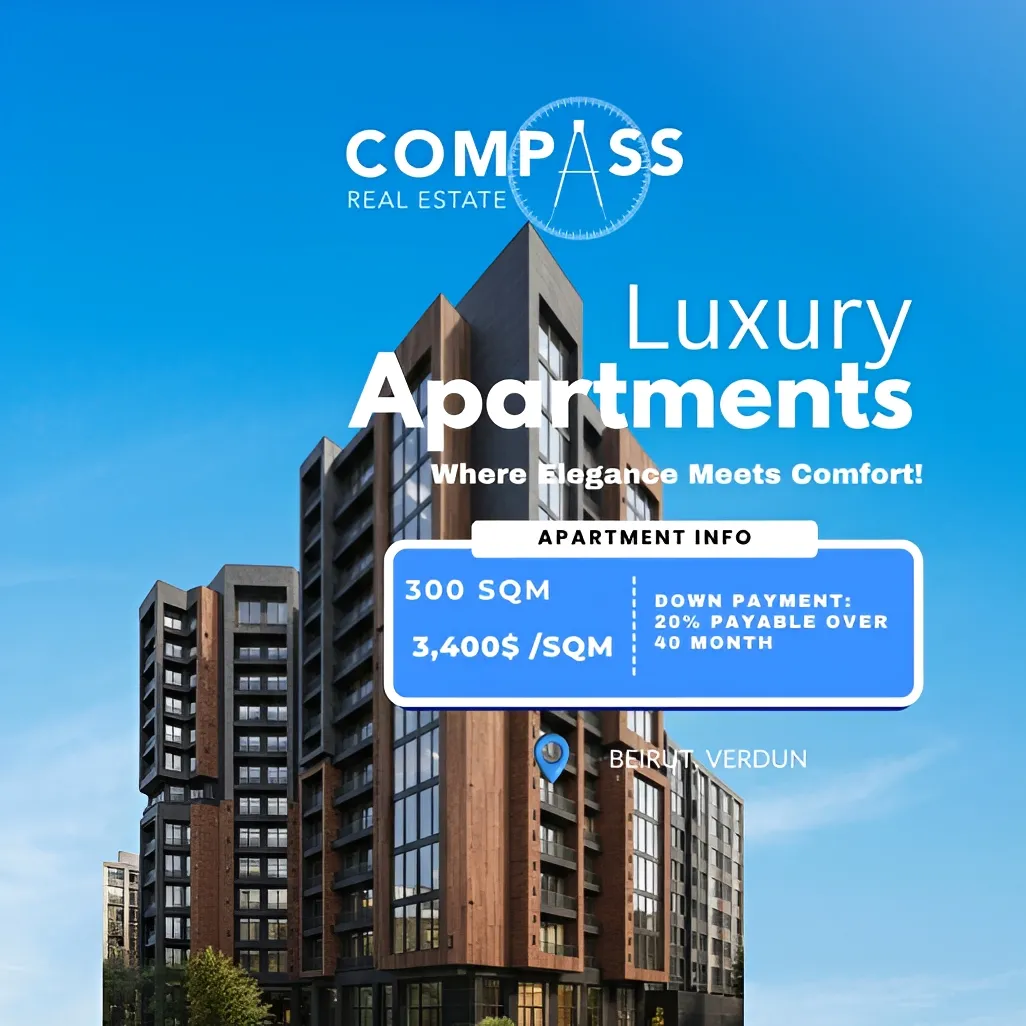 Apartment for sale in Verdun, Bayrut, Lebanon - 4 bed, 4 bath