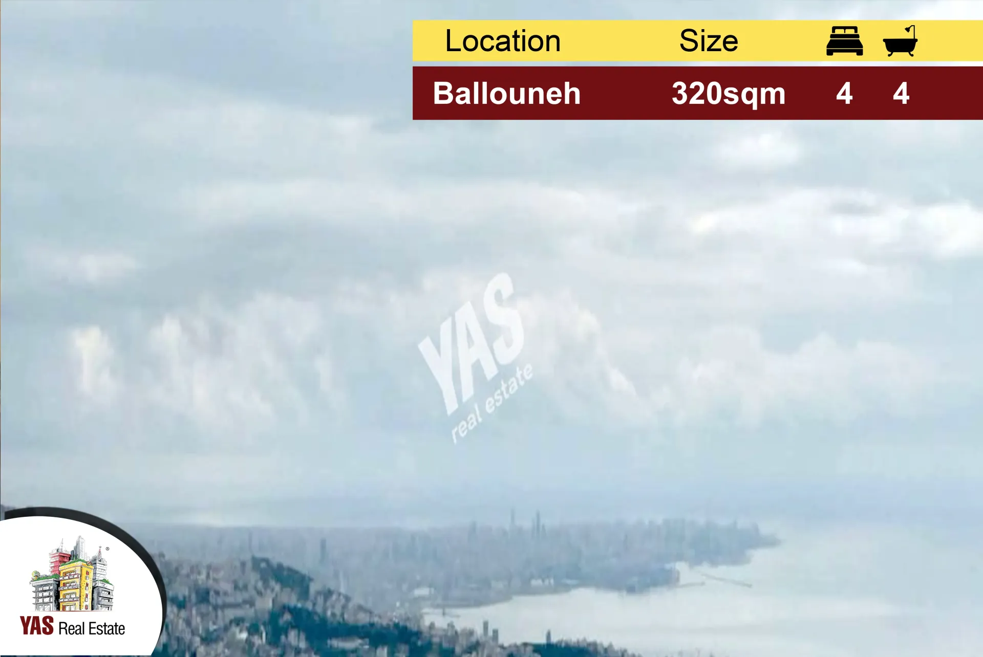 Apartment for Sale in Ballouneh