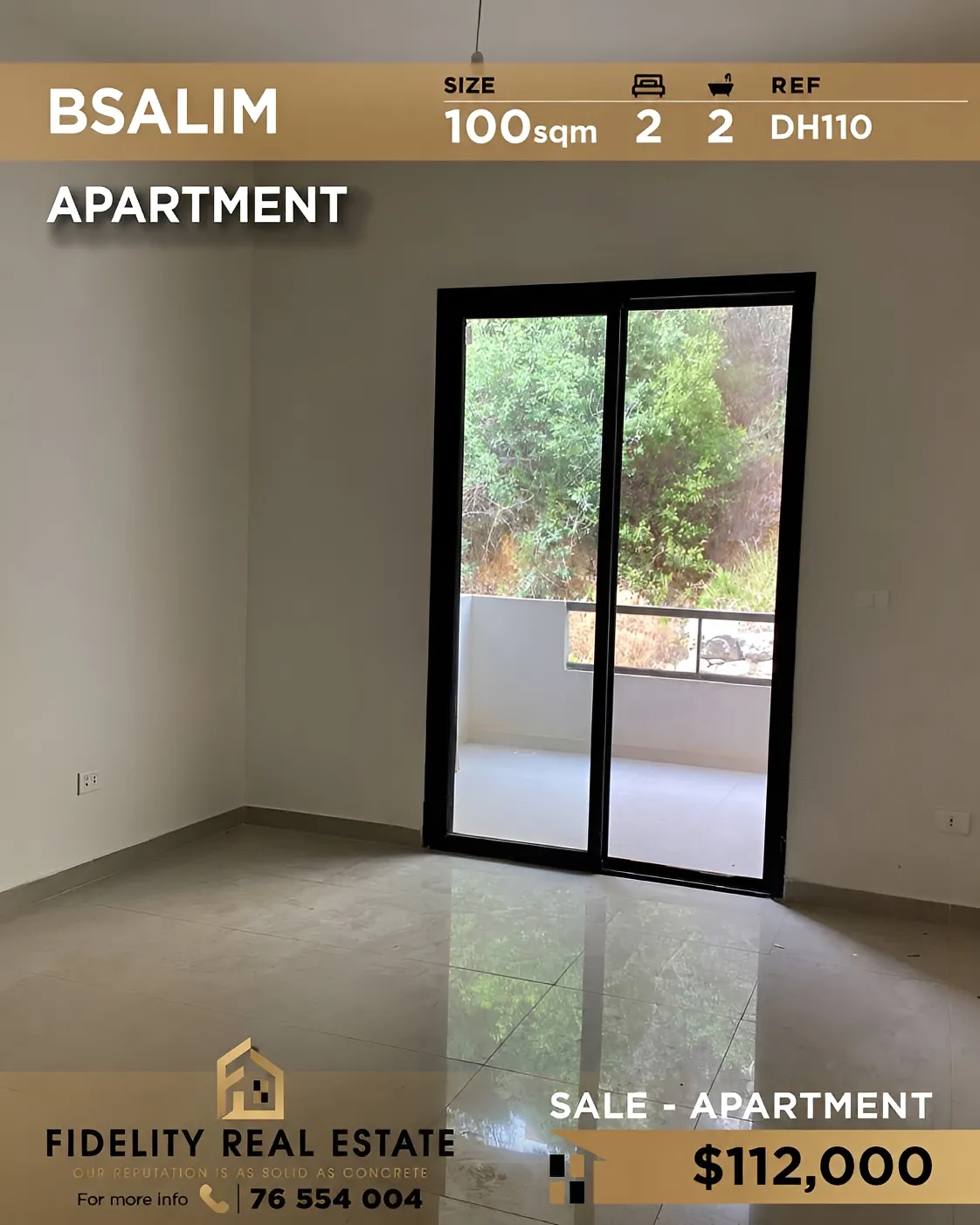 Apartment for sale in Bsalim, Lebanon - 2 bed, 2 bath