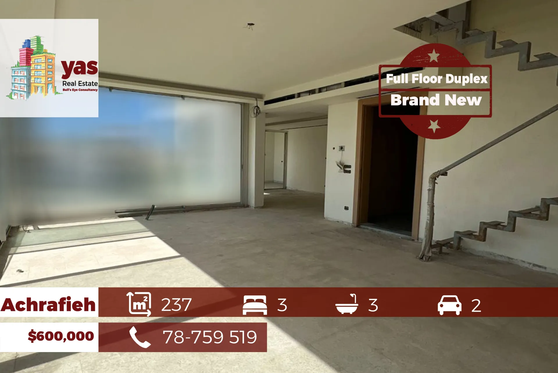Apartment for Sale in Achrafieh