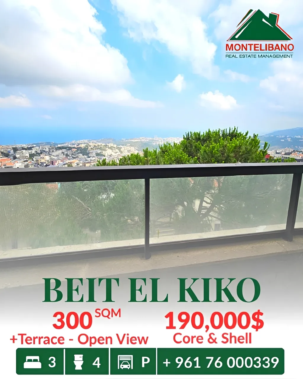 Apartment for sale in Beit El Kiko, Lebanon