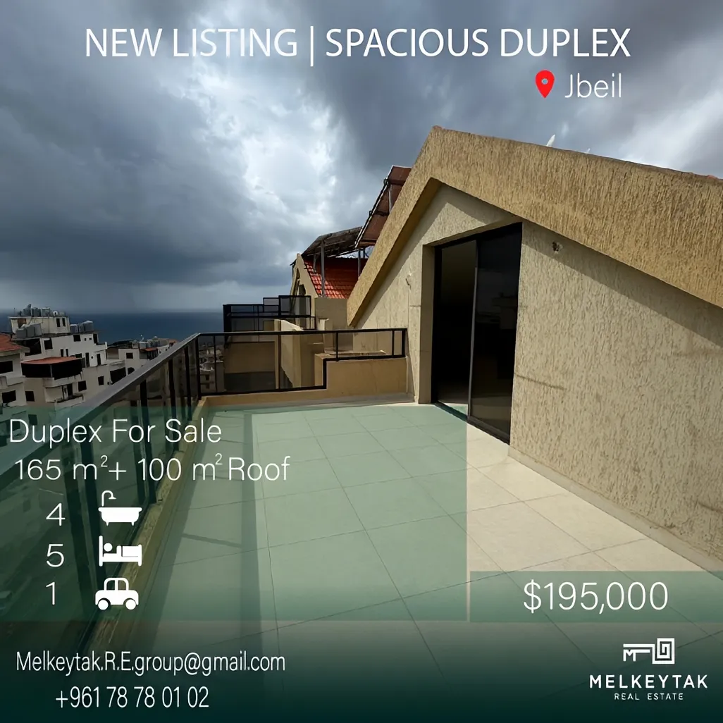 Duplex for sale in Jbeil, Lebanon