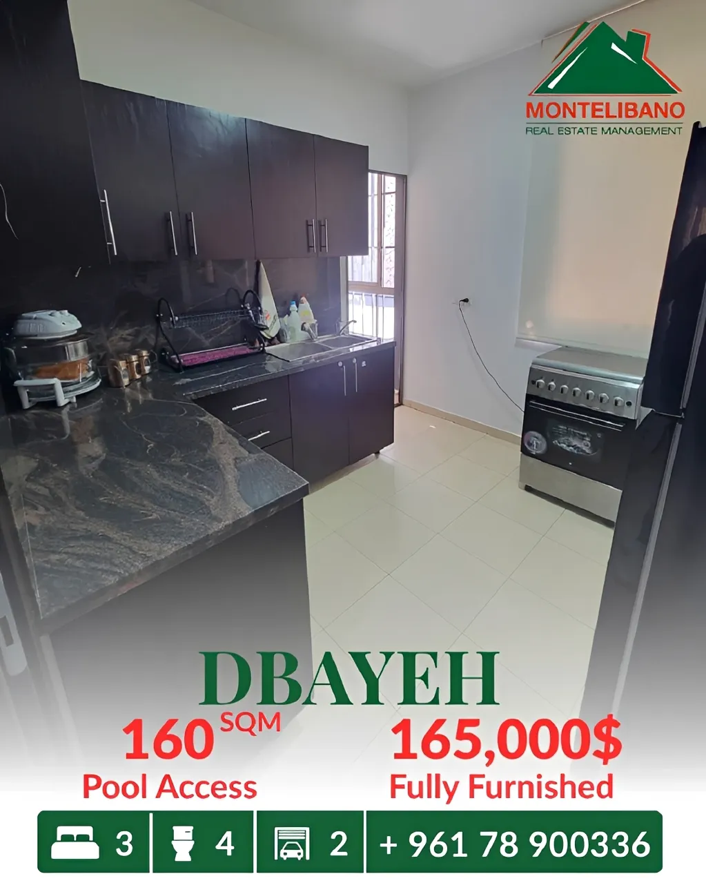 Apartment for sale in Dbayeh