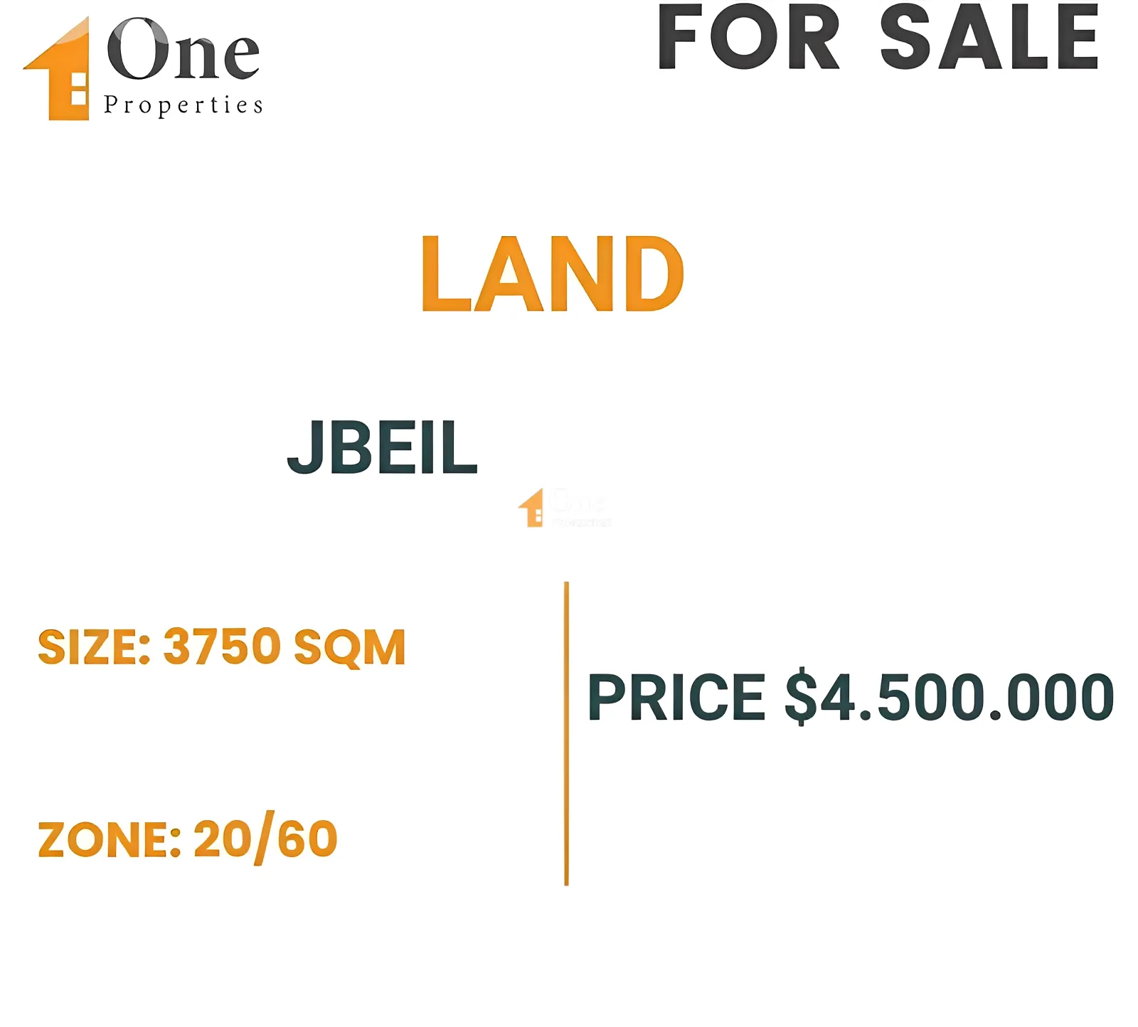 Land for Sale in Jbeil, Lebanon