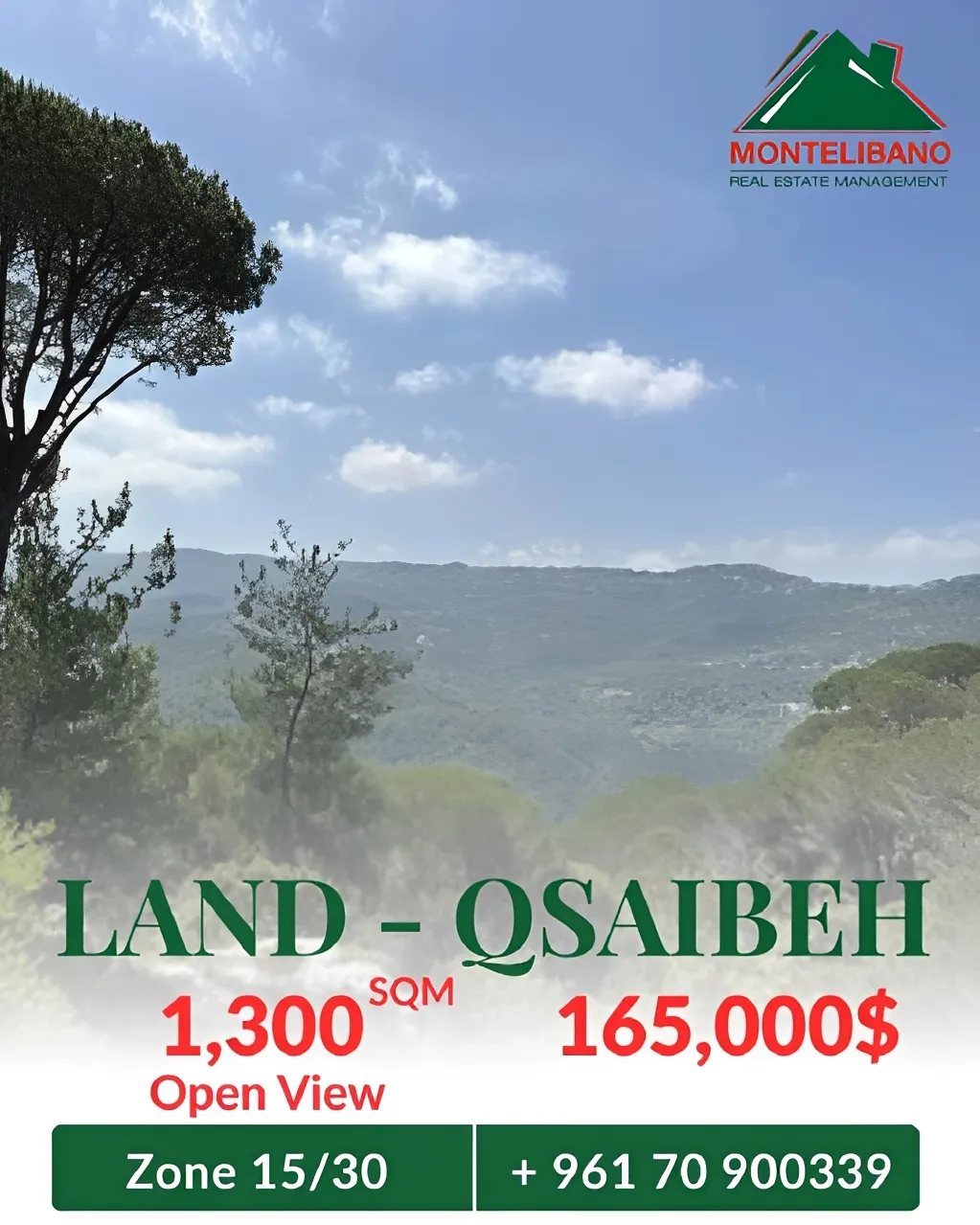 Residential Land for sale in Qsaibe, Qsaybeh, Lebanon