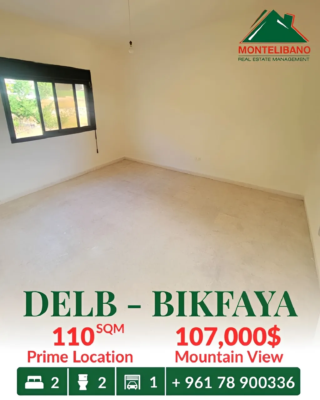 Apartment for sale in Delb, Lebanon