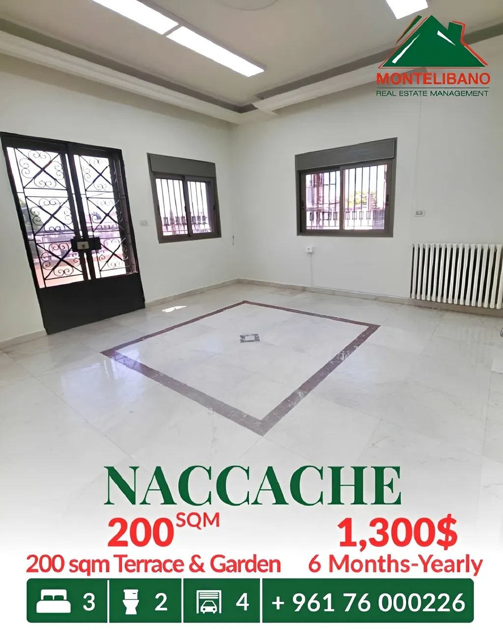 House for rent in Naccache