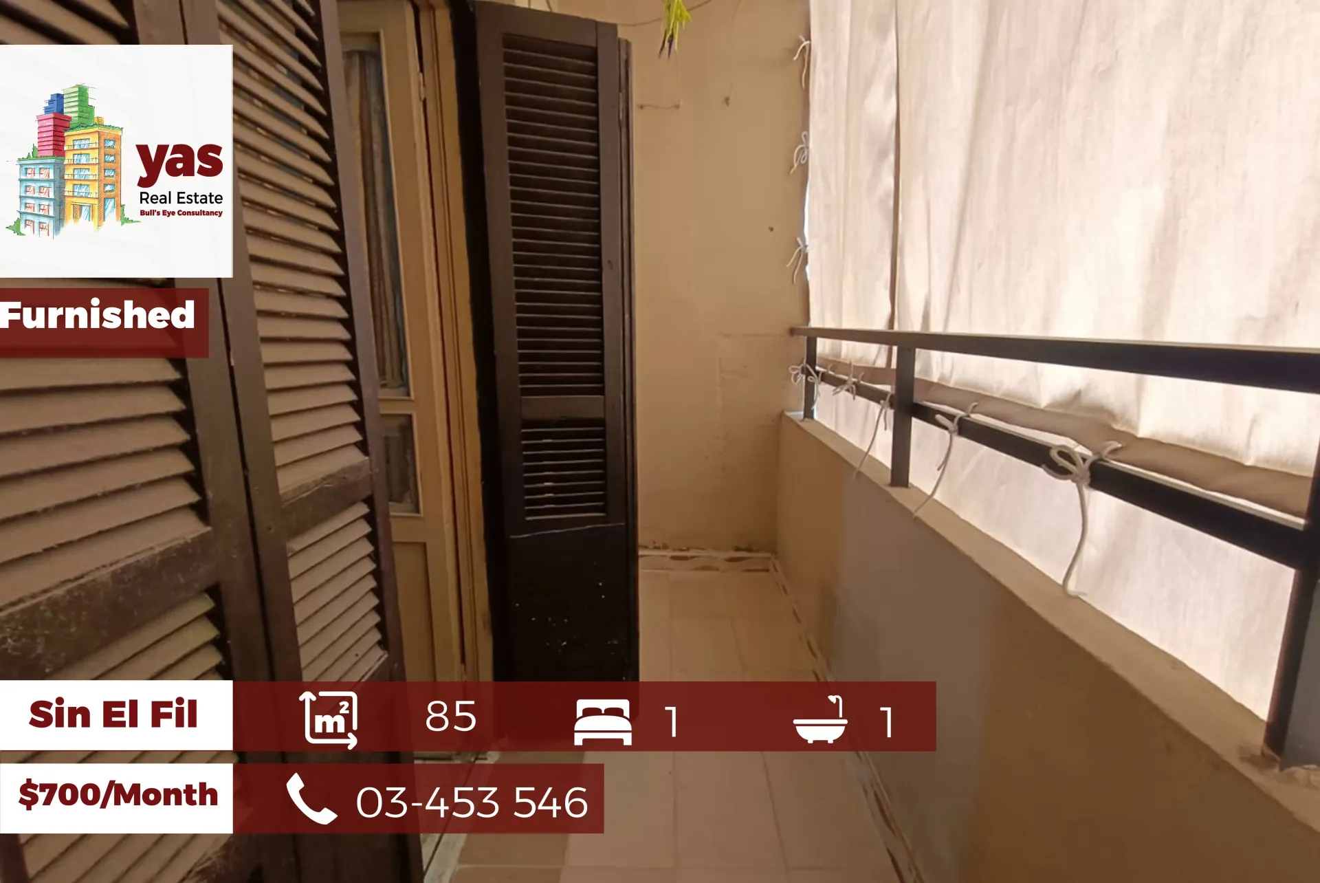 Apartment for Rent in Sinn El Fil