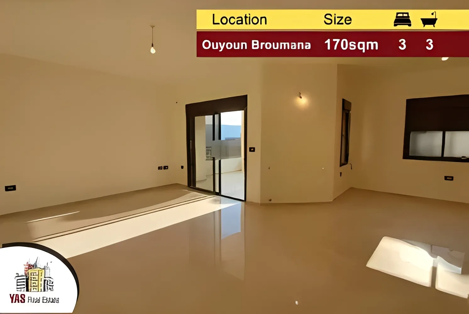 Apartment for Sale in Ouyoun Broumana - 3 bed, 3 bath
