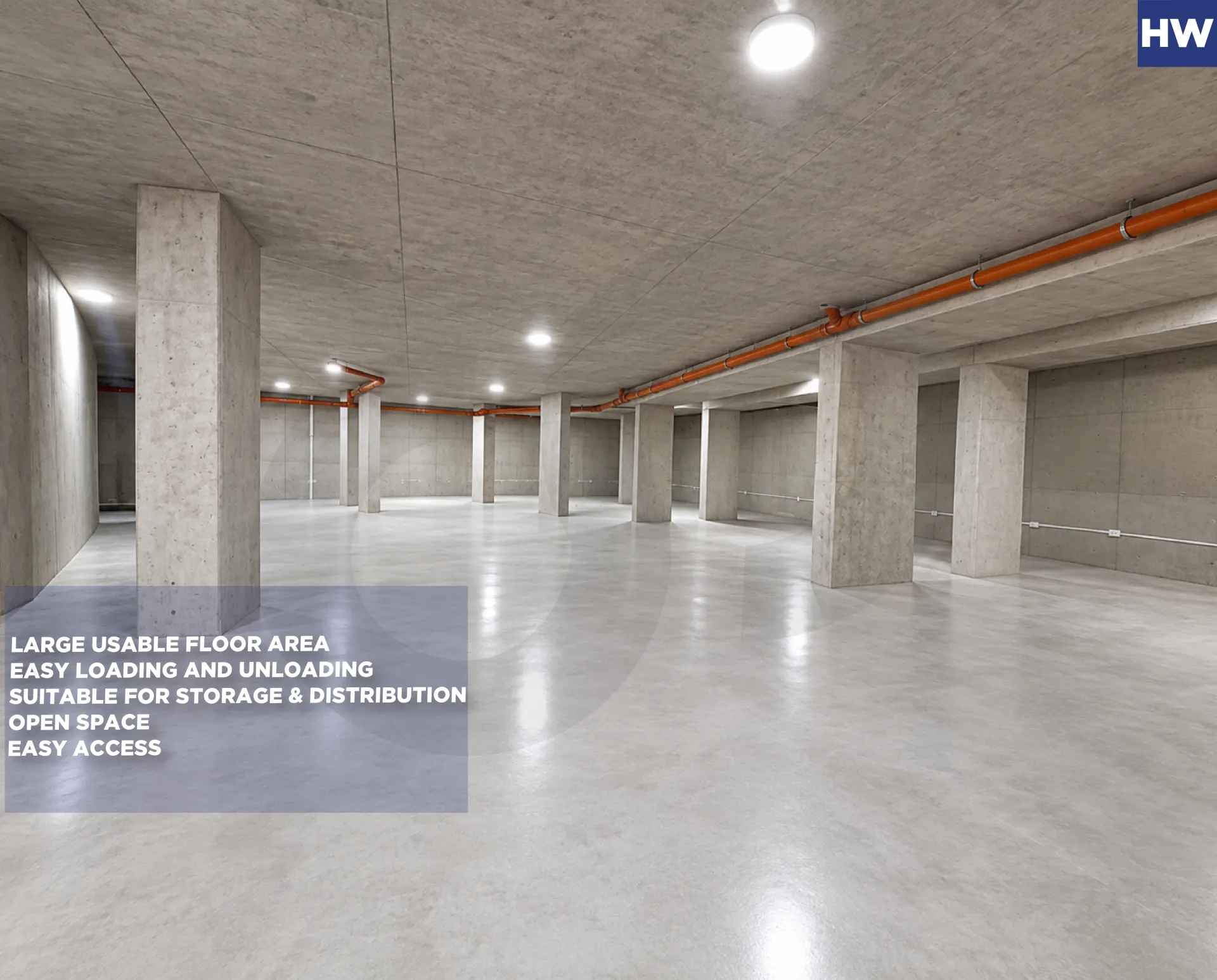 Warehouse for Rent in Kfar Hbab