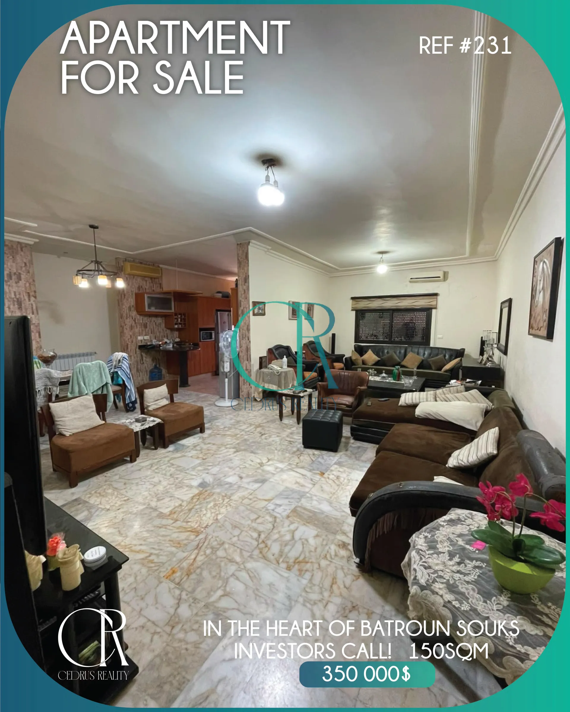 Apartment for sale in Batroun, Lebanon