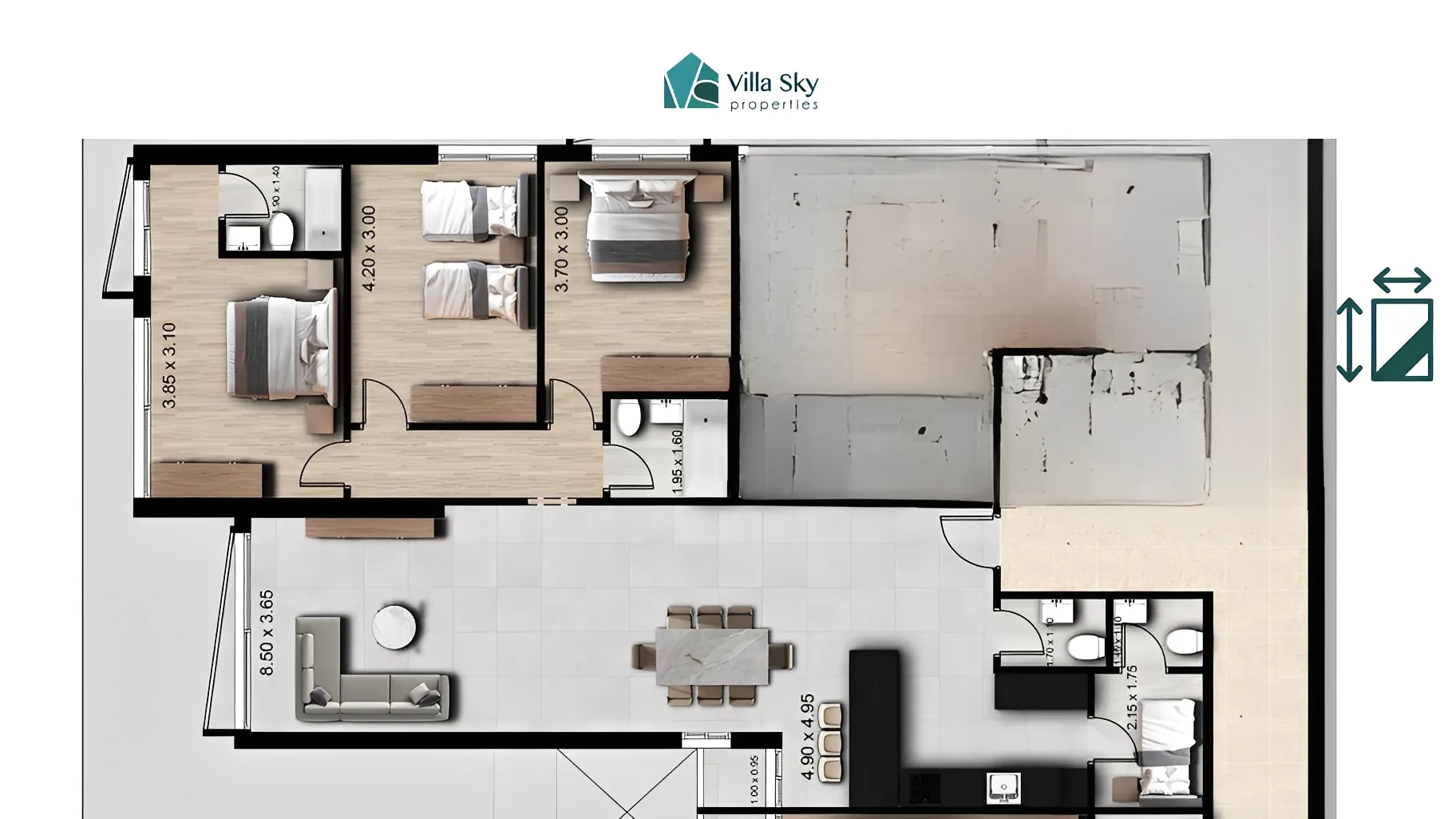 Apartment for Sale in Mar Takla, Hazmieh