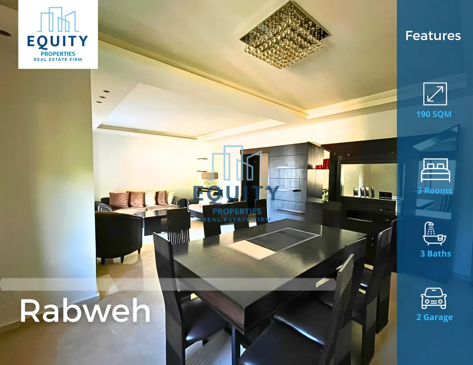 Apartment for rent in Rabweh, Metn, Lebanon - 3 bed, 3 bath