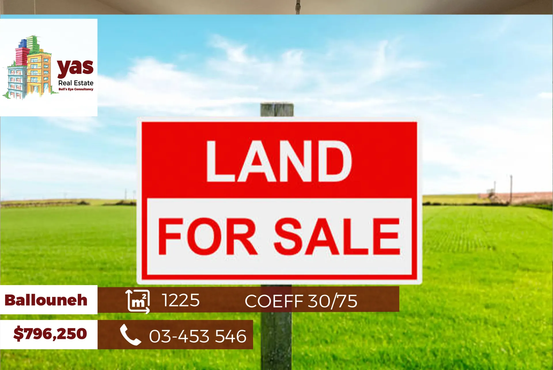 Land for Sale in Ballouneh