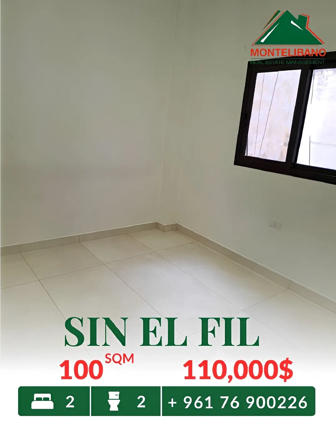 Apartment for sale in Sin El Fil, Lebanon