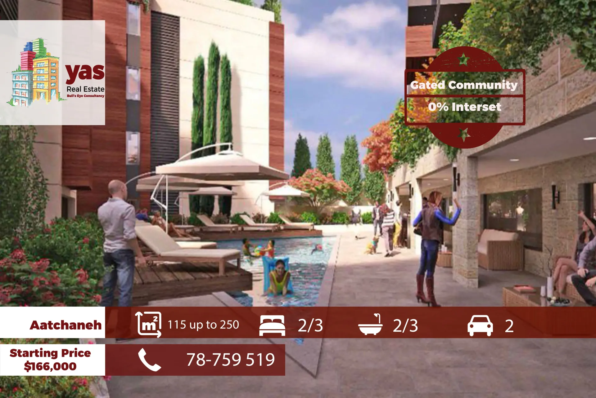 Apartment for Sale in Aatchaneh - 3 bed, 3 bath
