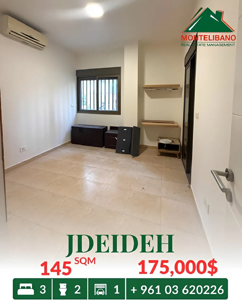 Apartment for sale in Jdeideh