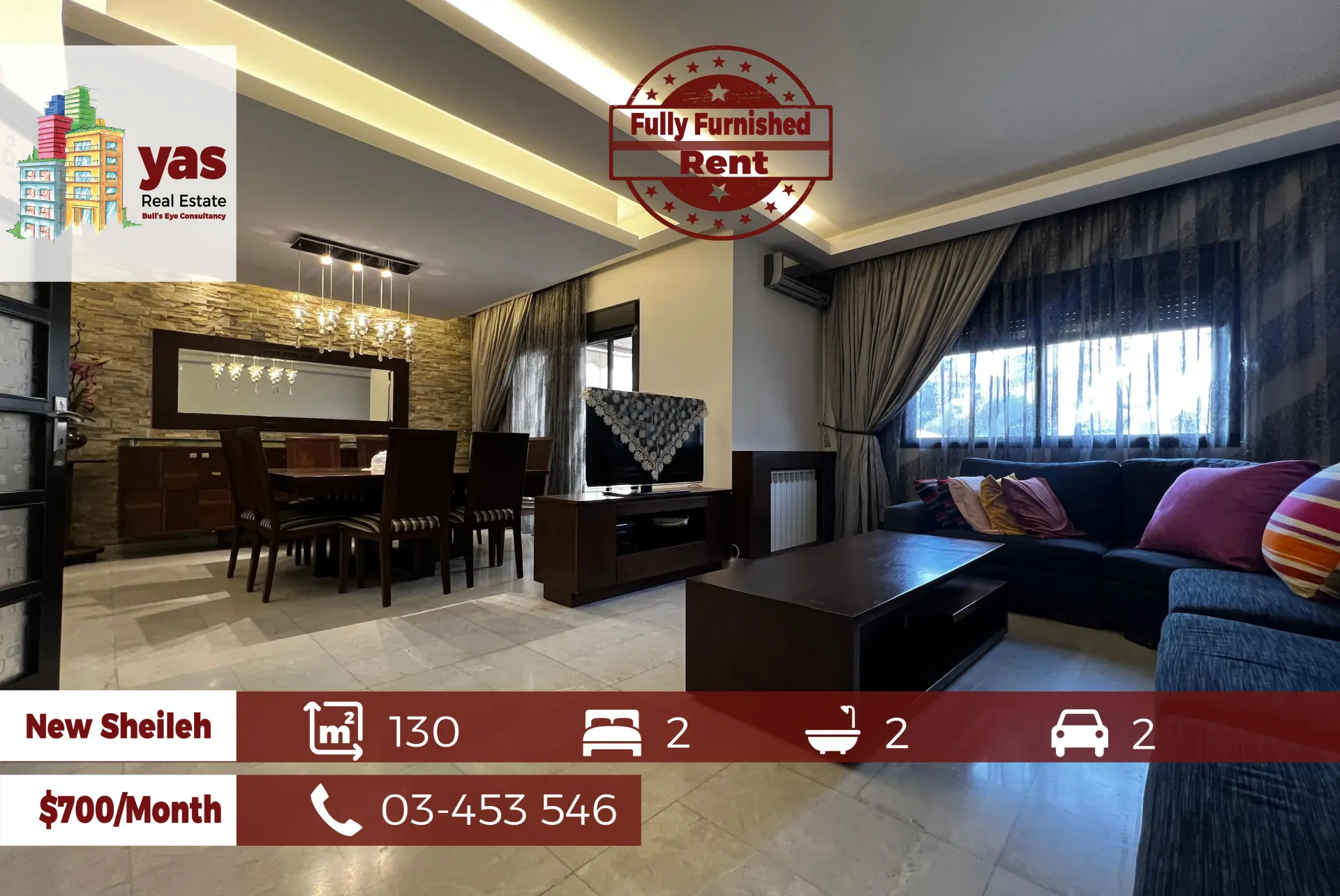 Apartment for Rent in Sehaile - 2 bed, 2 bath