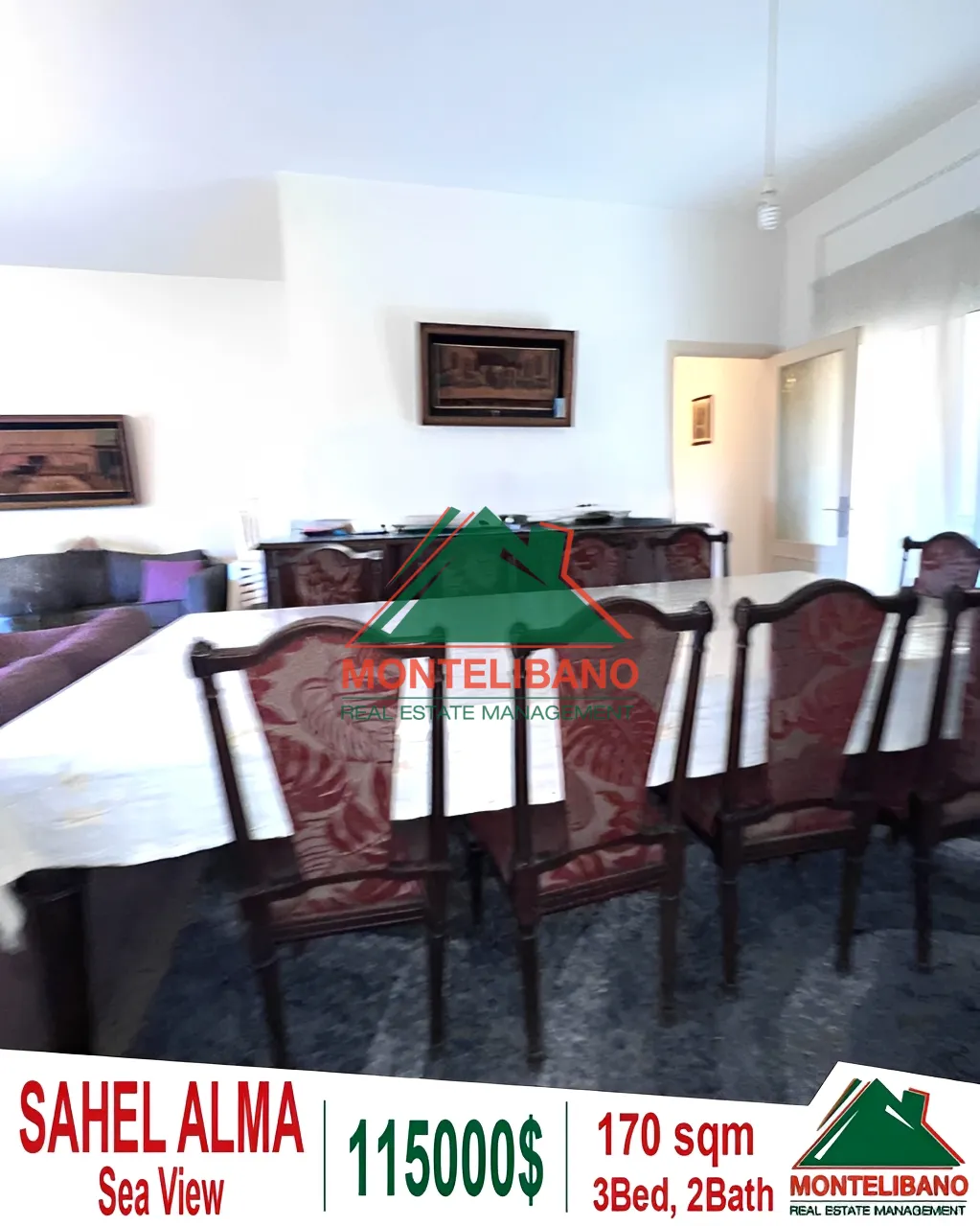 Apartment for Sale in Sahel Aalma, Lebanon