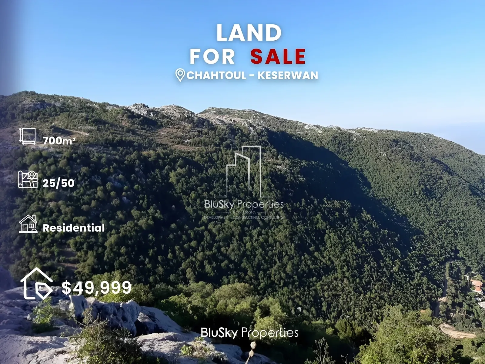 Land for Sale in Chahtoul