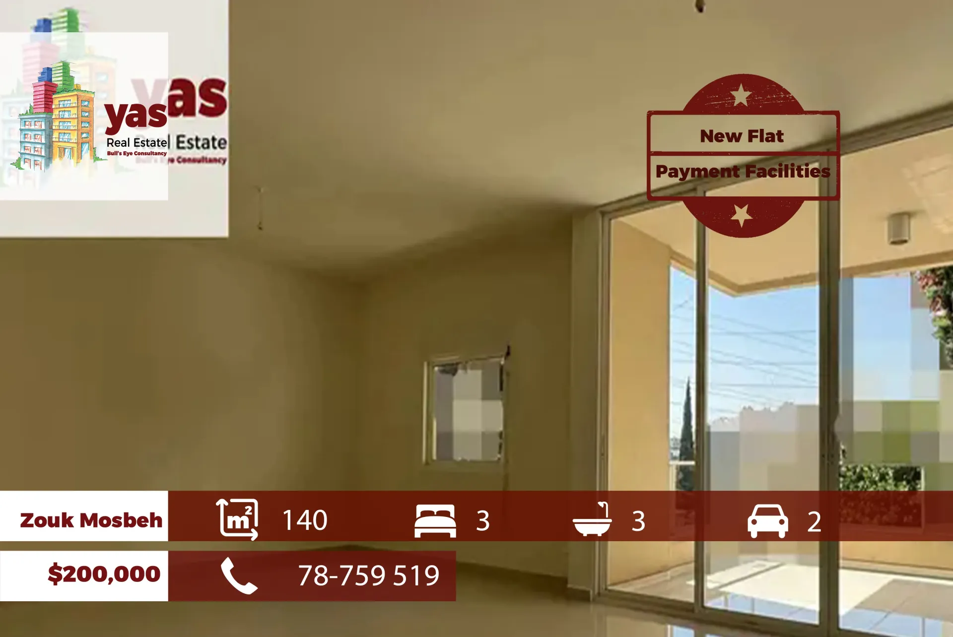 Apartment for Sale in Zouk Mosbeh