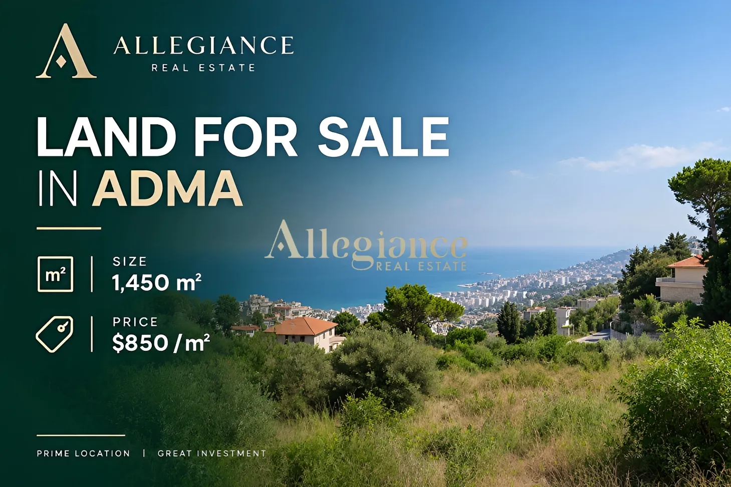 Residential Land for sale in Adma w Dafnah