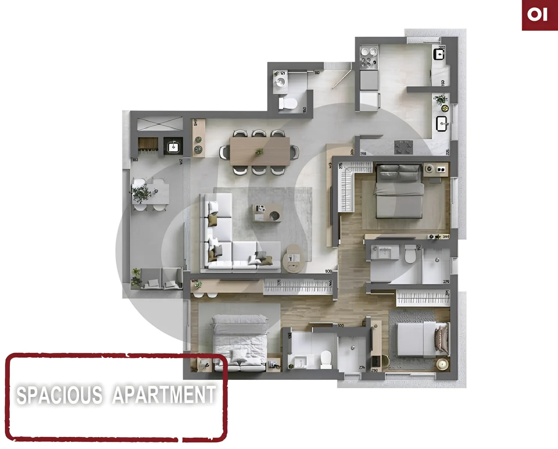Apartment for Sale in Caracas, Beirut, Lebanon - 3 bed, 3 bath