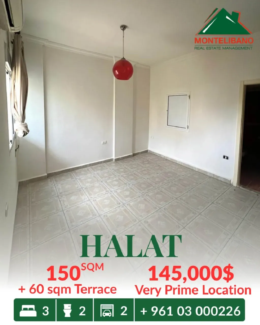 Apartment for sale in Halat, Lebanon