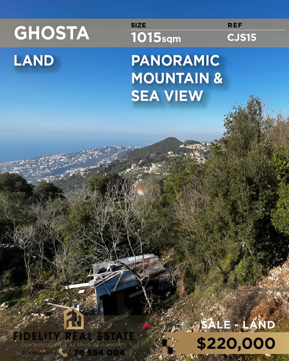 Residential Land for sale in Ghosta, Lebanon