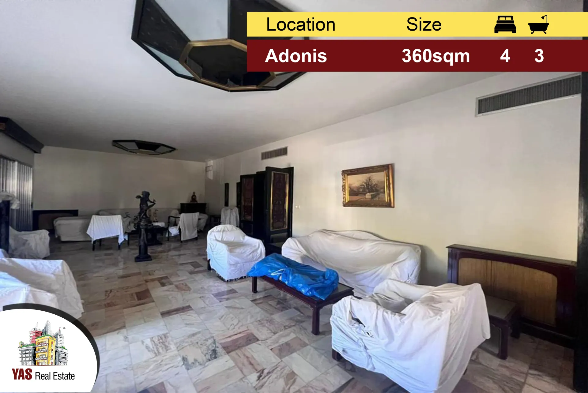 Apartment for Sale in Adonis - 4 bed, 3 bath