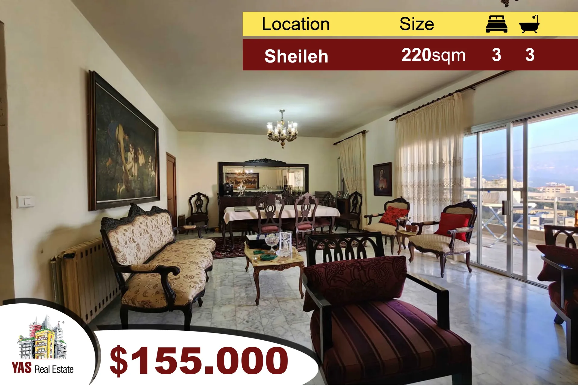 Apartment for Sale in Sehaile - 3 bed, 3 bath