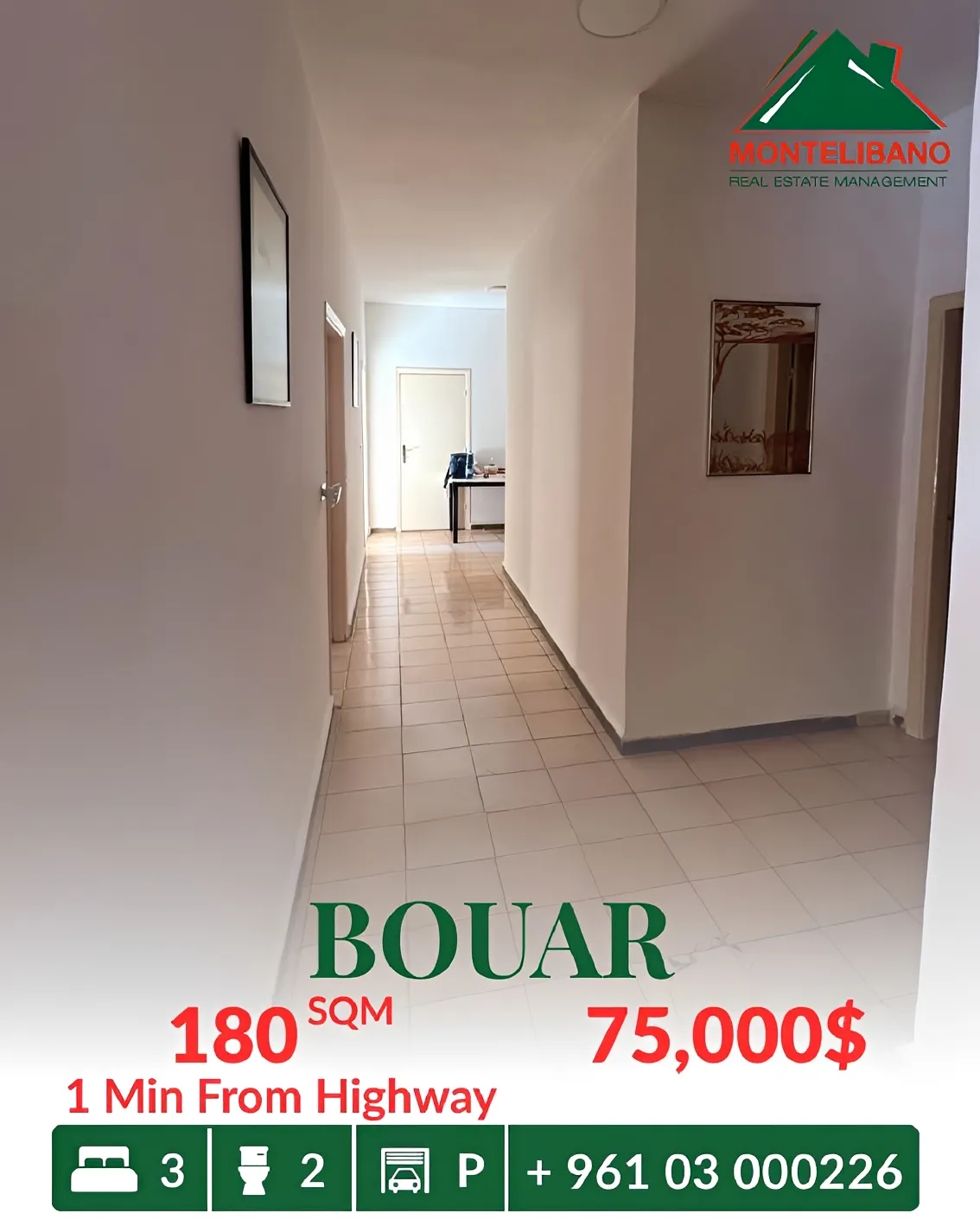 Apartment for sale in Bouar