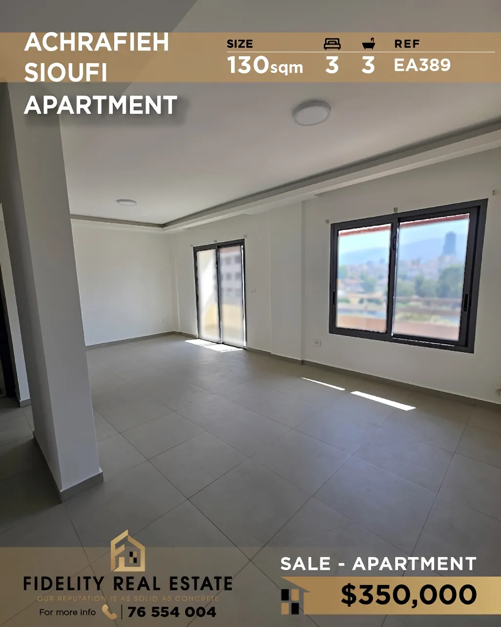 Apartment for sale in Achrafieh