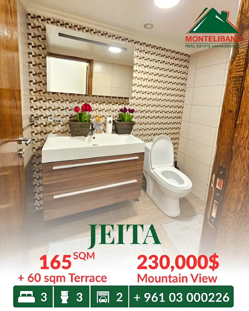 Apartment for sale in Jeita