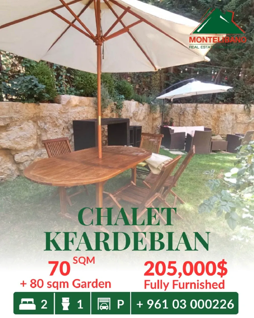 Chalet for sale in Kfardebian, Lebanon