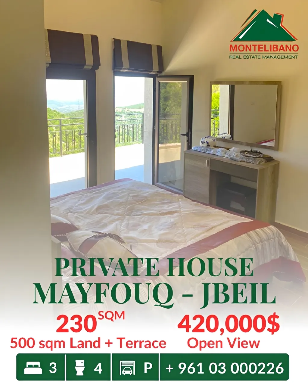 Apartment for sale in Mayfouq, Lebanon