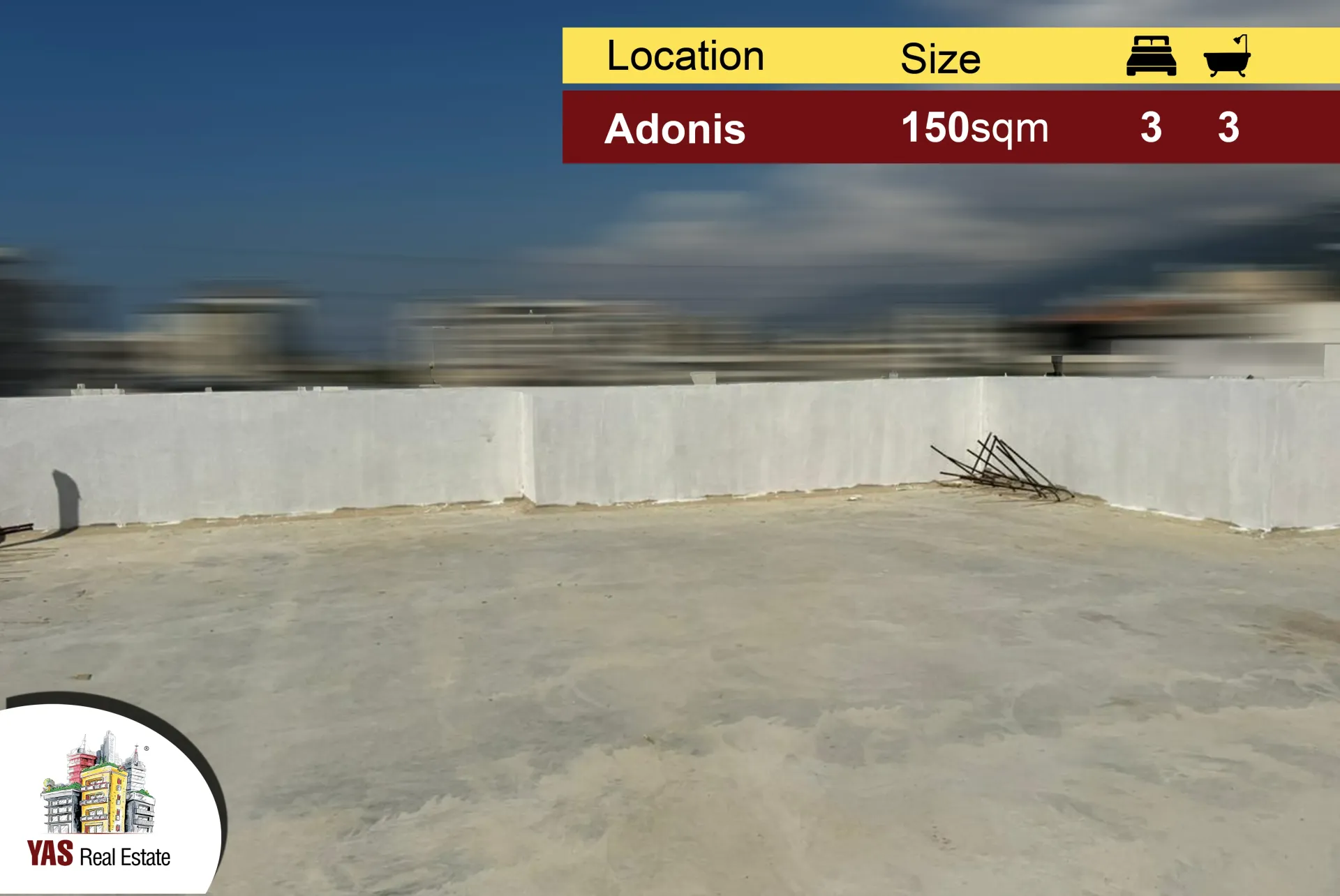 Apartment for Sale in Adonis - 3 bed, 3 bath