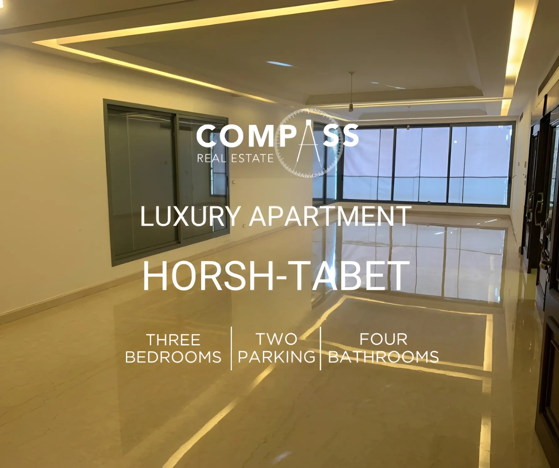 Apartment for Sale in Horch Tabet - 3 bed, 4 bath