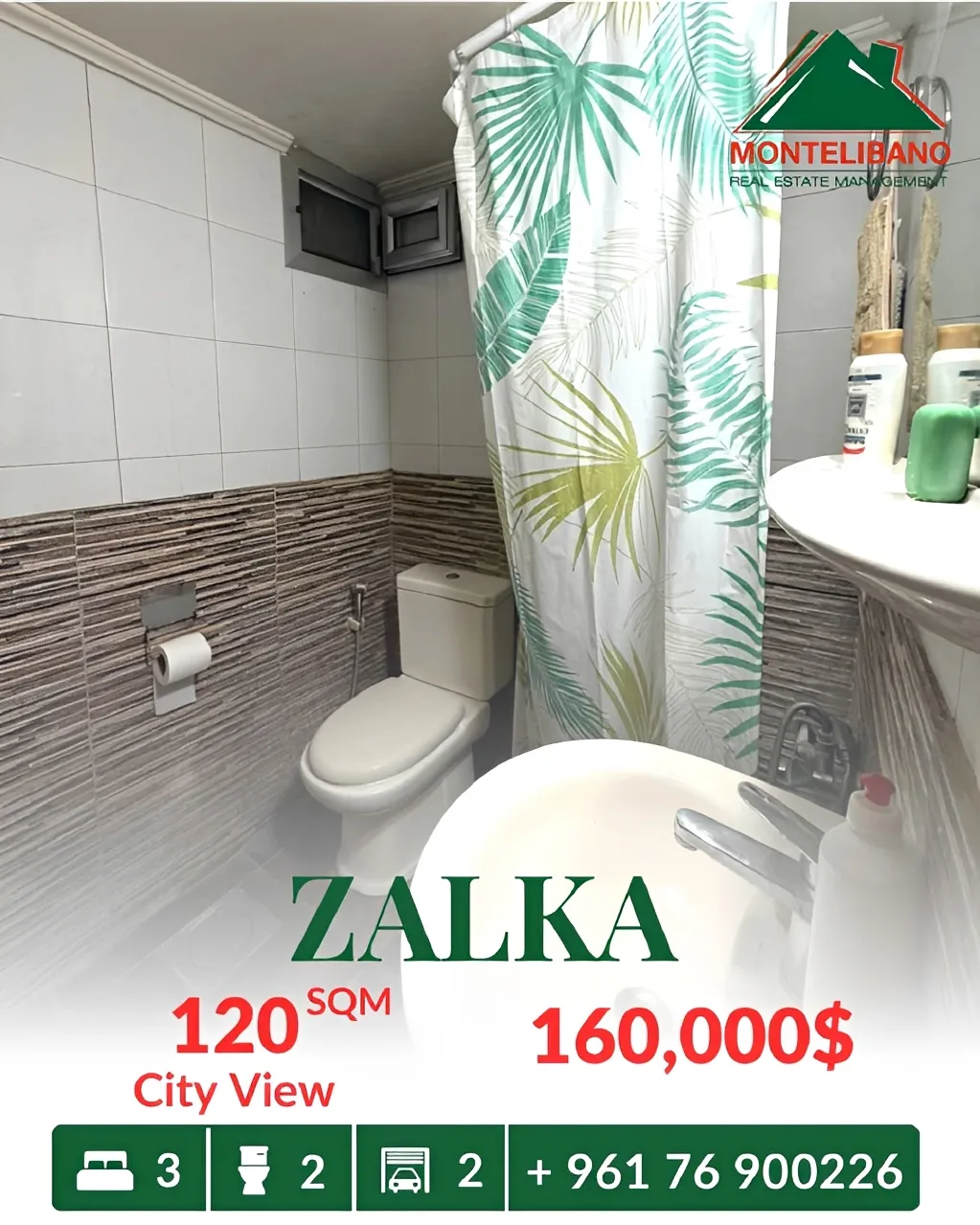 Apartment for sale in Zalqa, Lebanon