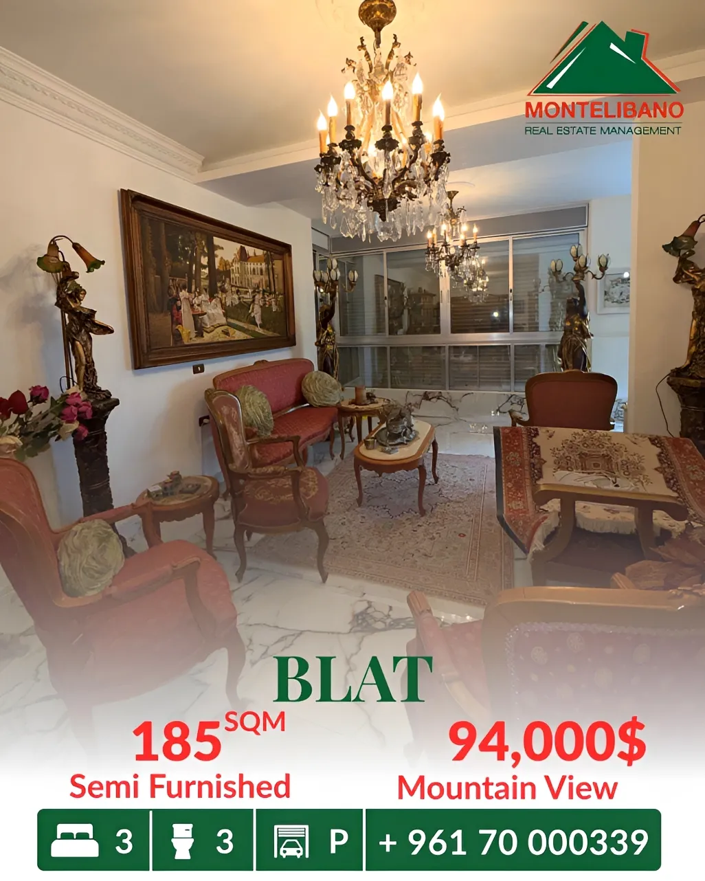 Apartment for sale in Blat