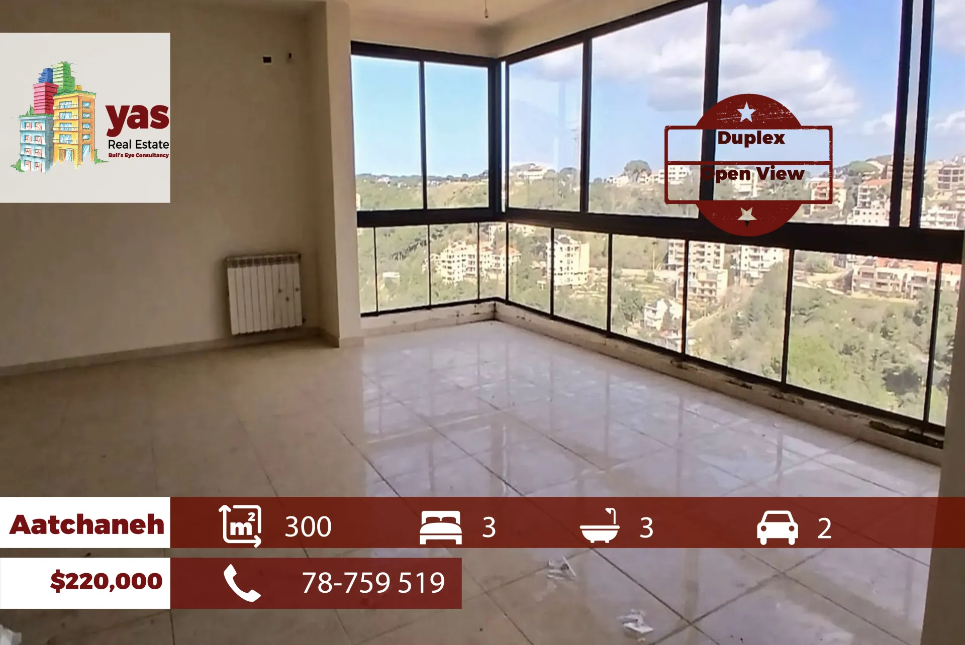 Apartment for Sale in Aatchaneh - 3 bed, 3 bath