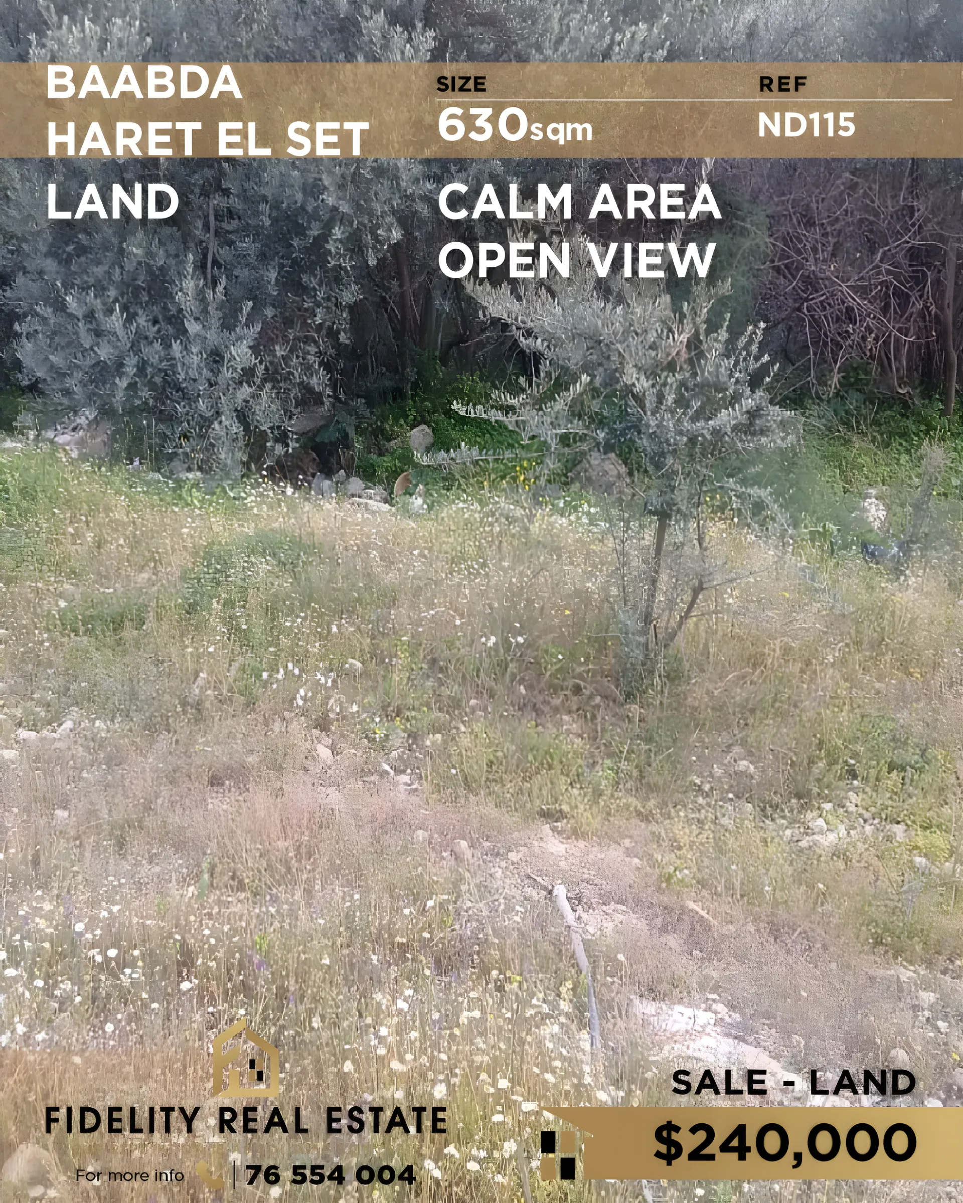 Residential Land for sale in Baabda, Lebanon