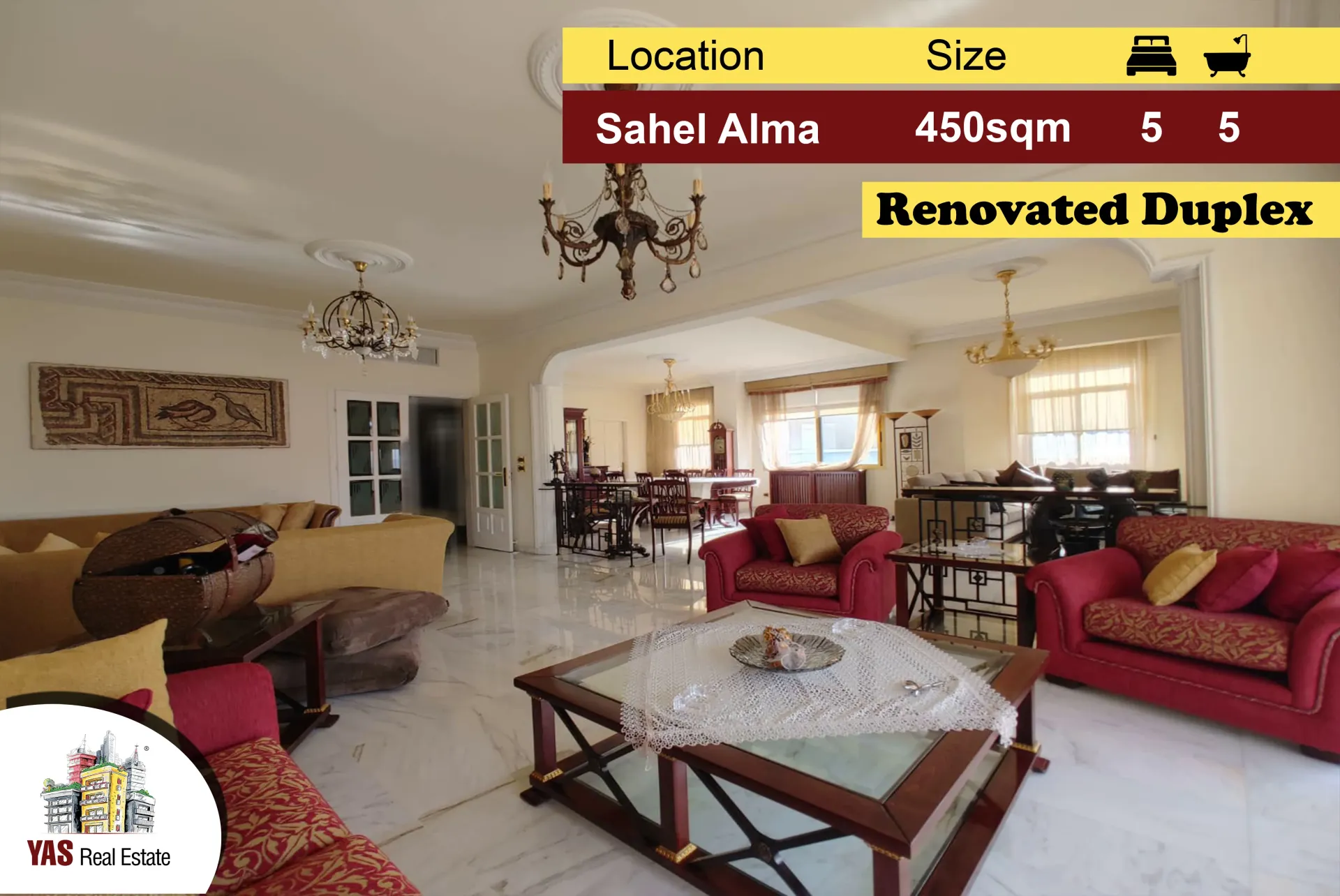 Apartment for Sale in Sahel Alma - 5 bed, 5 bath